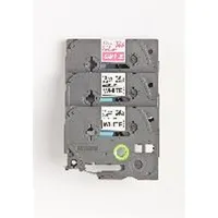 Brother TZe-241 18mmx8m fehér/fekete laminált szalag