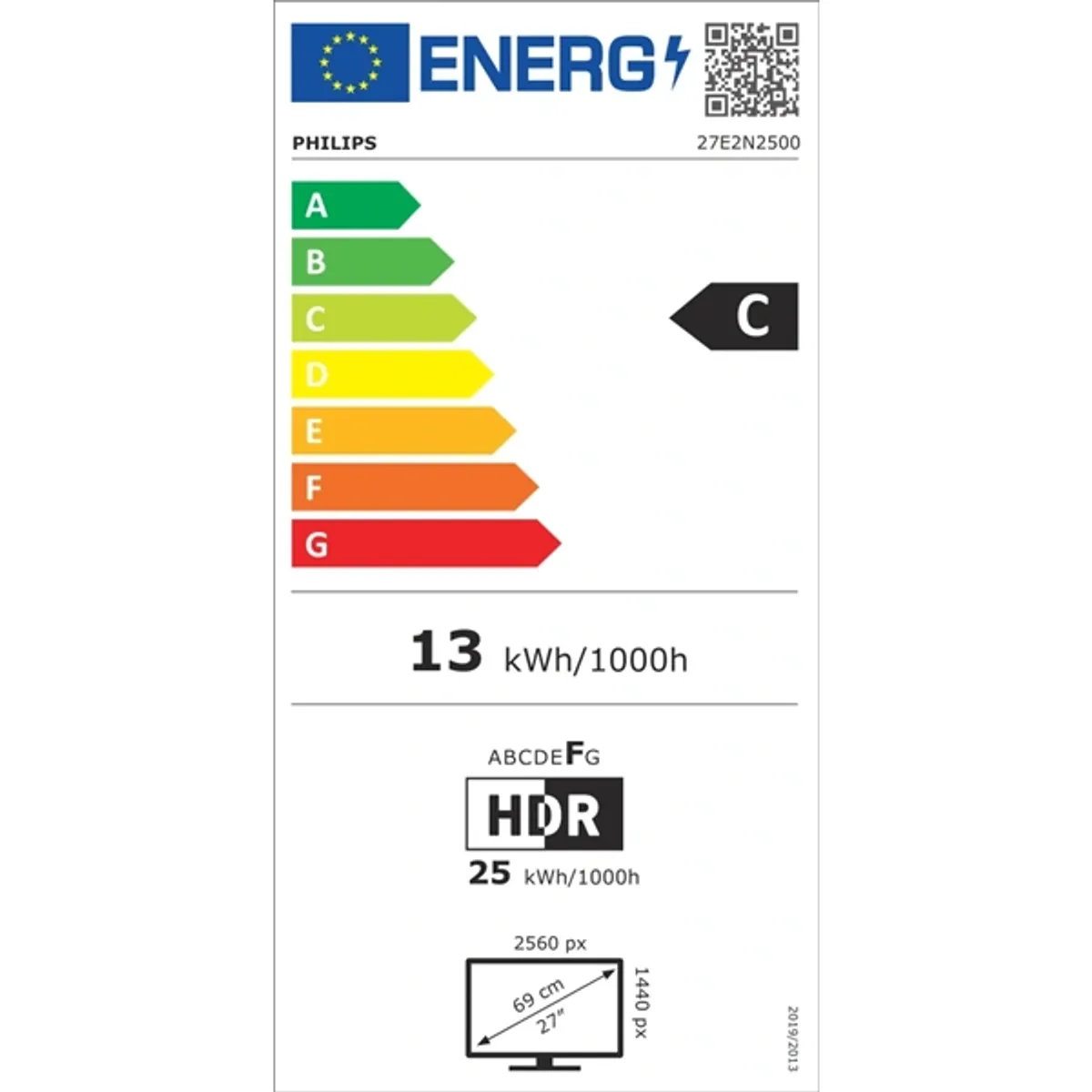 Philips 27" 27E2N2500/00 QHD IPS 120Hz HDMI/DP monitor #6