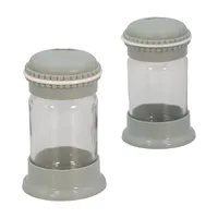 IRIS Macaron Salt&Pepper üveg fűszerszóró szett 2*105ml, rószaszín, fehér, szürke vagy kék színű HN-1139 #3