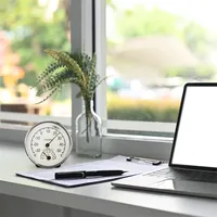 Hama 00222235 CHIOS ezüst analóg hőmérséklet és páratartalom mérő #3