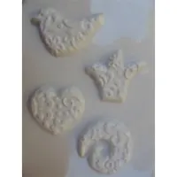 Pentart Mintás madárka gipszkiöntő forma