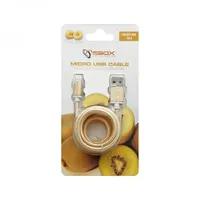 Sbox USB AM-MICRO-15G 1,5m arany Micro USB kábel #2