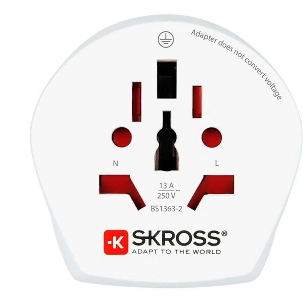 SKROSS 1.500210-E AU/CN/EU fehér átalakító #1