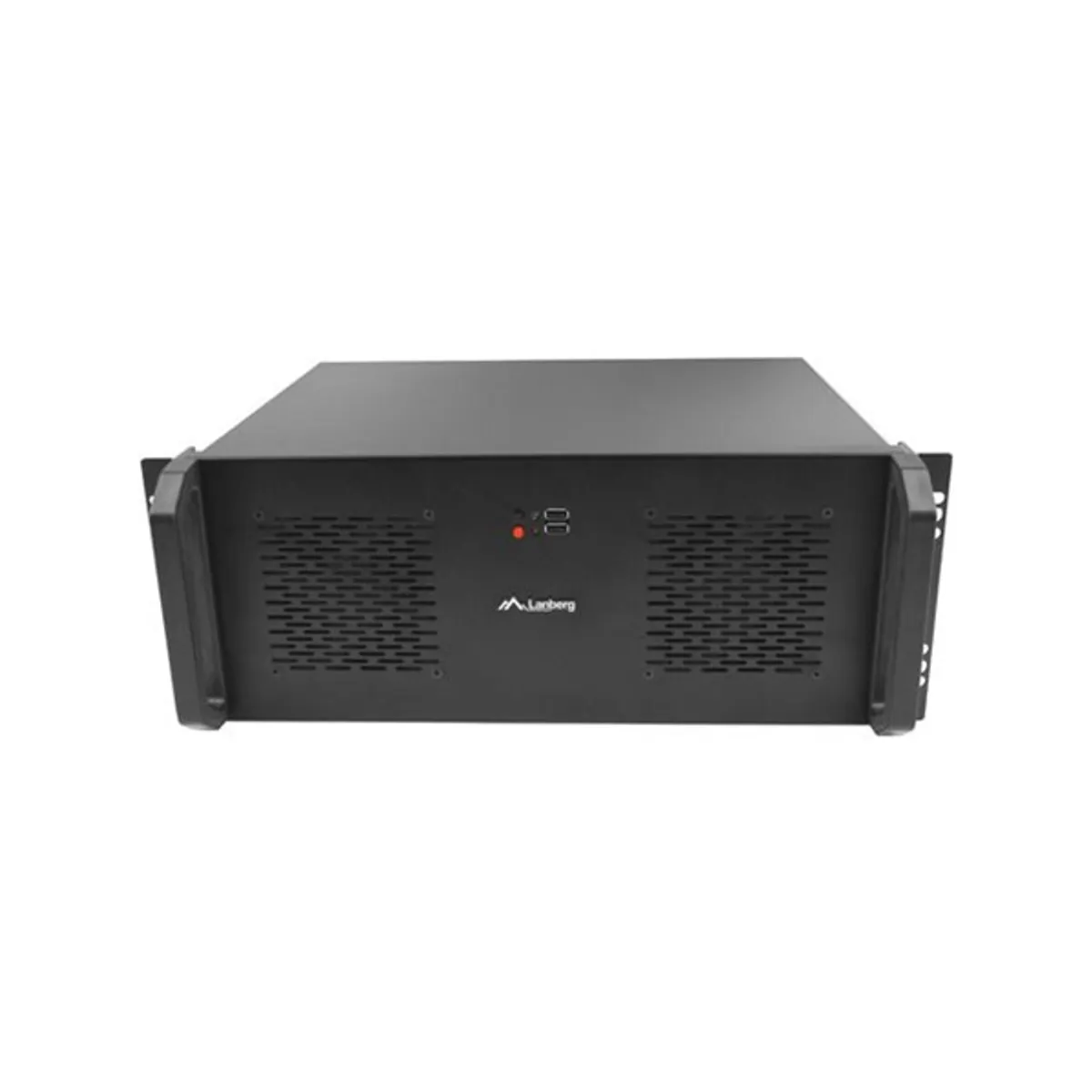 Lanberg SC01-3504-10B 19" 4U SZÉL:430mm MÉLY:350mm MAG:177mm táp nélküli rack szerver ház #1