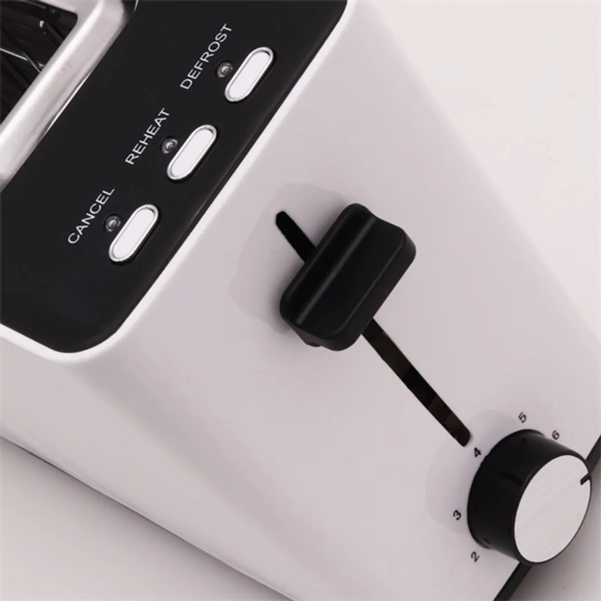 TOO TO-2SL107W-900W fehér 2 szeletes (vagy 1 hosszú szelet) kenyérpirító #3