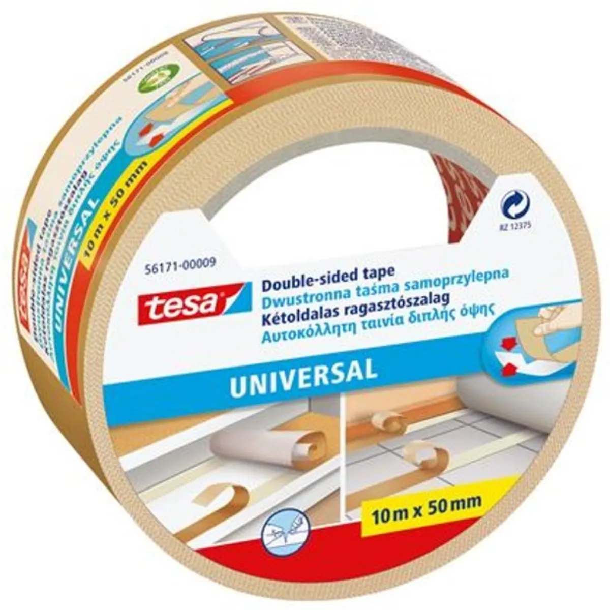 Tesa 56171 50mmx10 m kétoldalas tapadó ragasztószalag #1