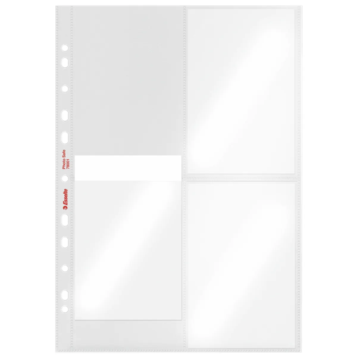 Esselte víztiszta 80 mikron 10 db/csomag lefűzhető fényképtartó tasak #2