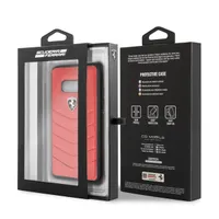 Ferrari Heritage Samsung S10 Lite tűzdelt bőr kemény piros tok #3