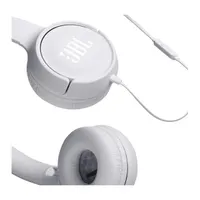 JBL T500WHT mikrofonos fehér fejhallgató #4