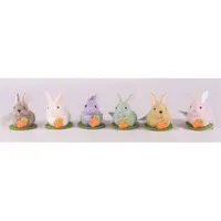 IRIS dekor nyuszi répával gyapjas 6 féle szín 9cm