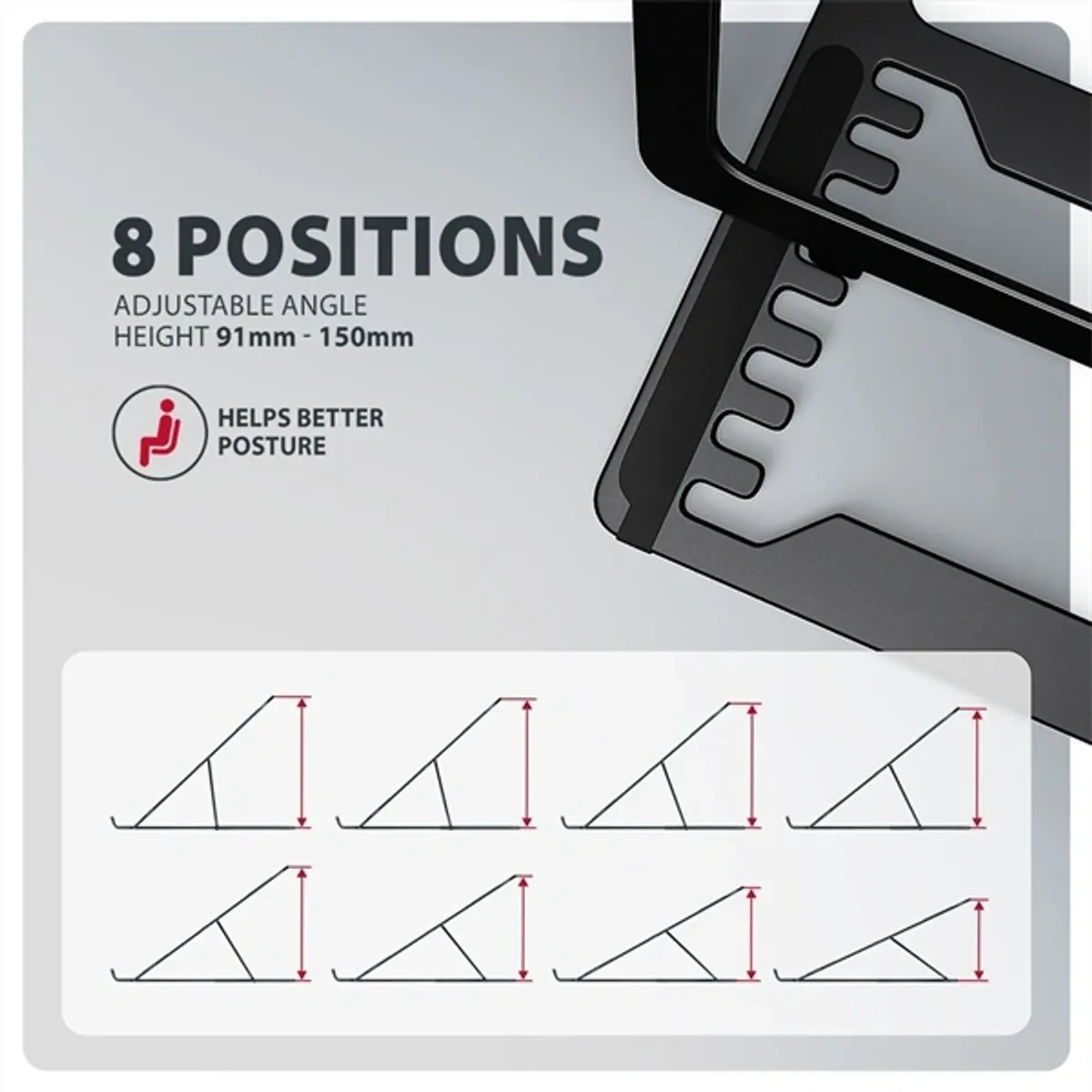 Axagon STND-LAB állvány laptopokhoz és táblagépekhez #4