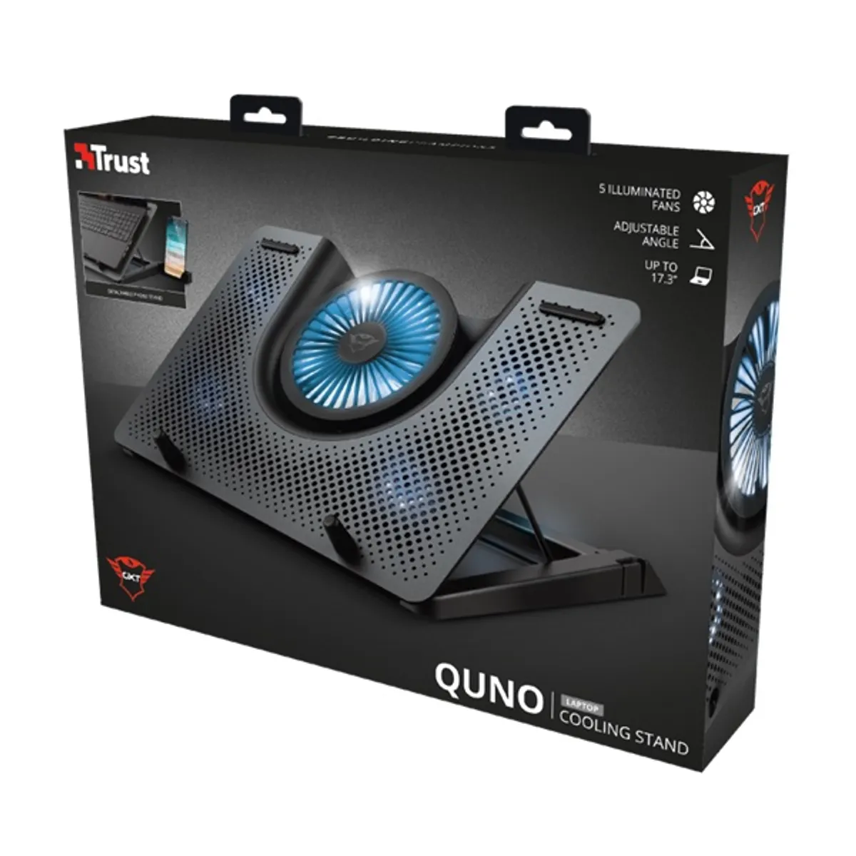 Trust GXT 1125 Quno Notebook Cooling Stand gamer hűtőpad #5