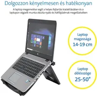 Kensington K52788WW SmartFit Easy Riser állítható magasságú laptop hűtő állvány #3