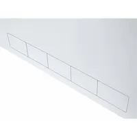 Stalflex CR19-2U-130-W 19" 2U 130 mm mély fehér fém ajtós fém szekrény #8