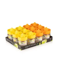 IRIS C-00136 Fresia citromfacsaró üveg tárolóval 425ml, narancs vagy citromsárga színű #3