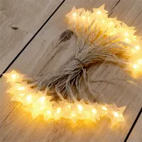 Iris Csillag alakú fix fényű/6m/meleg fehér/40db LED-es/3xAA elemes fényfüzér, fénydekoráció #3