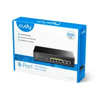 CUDY FS1006P 1x 10/100(PoE+/PoE)+3x 10/100(PoE)+2x 10/100 uplink, 60W PoE switch #4