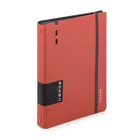 Verde A5 4 gyűrűs 3x30 vegyes lappal tégla gyűrűs mappa