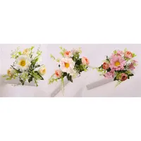 IRIS dekor rózsacsokor mix 3 féle szín 35cm