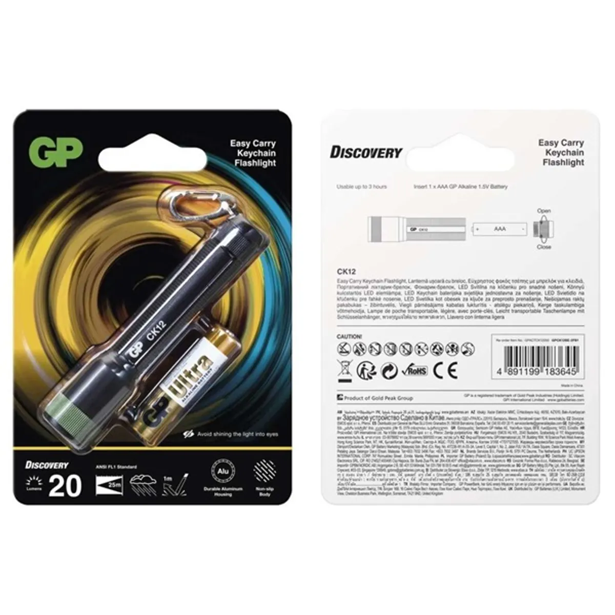 GP P8502 Discovery CK12 + 1×LR03 LED zseblámpa #6