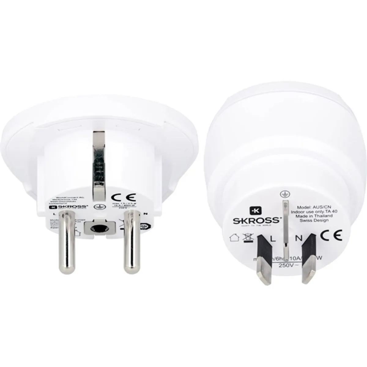 SKROSS 1.500210-E AU/CN/EU fehér átalakító #2