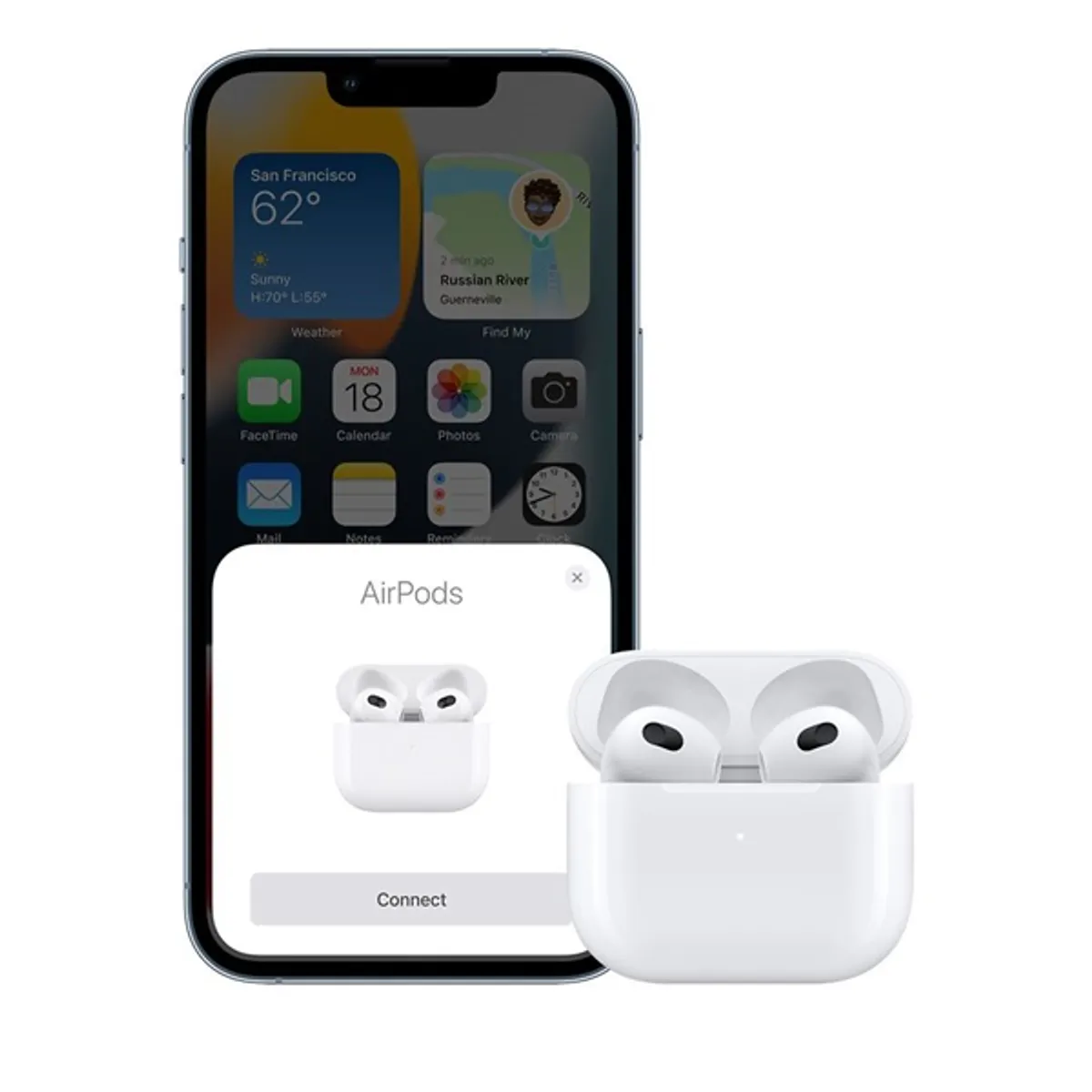 Apple AirPods 3 True Wireless Bluetooth fülhallgató és Lightning töltőtok #6