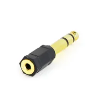 Gembird A-6.35M-3.5F Jack stereo 6,3mm -> Jack stereo 3,5mm M/F fekete adapter #3