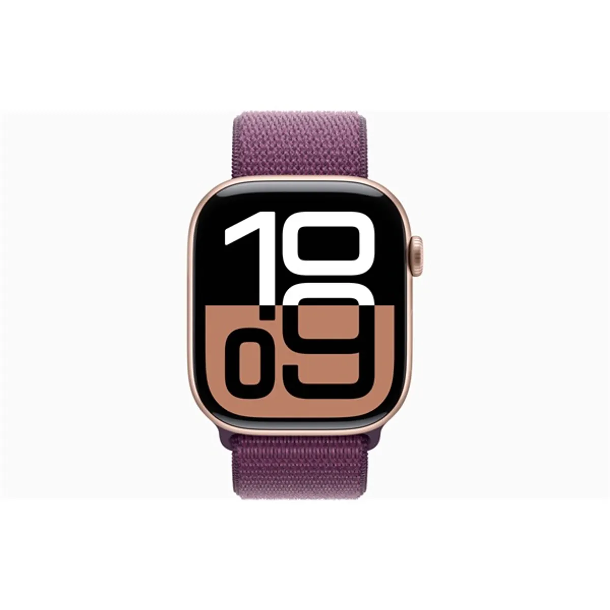 Apple Watch S10 Cellular (46mm) rozéarany alumínium tok, szilva sportszíj okosóra #2