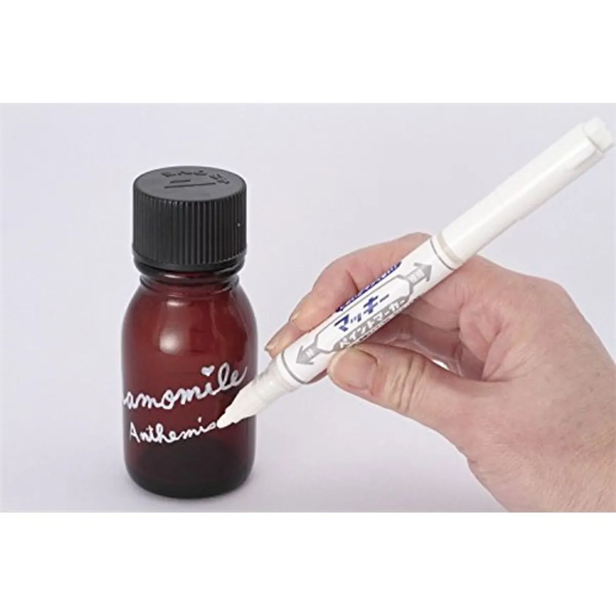 Zebra Mckie Extra Fine fehér kétvégű lakkmarker #4