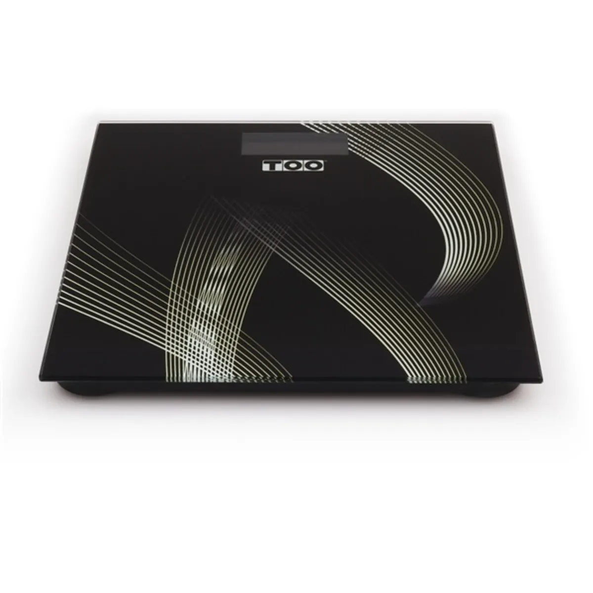 TOO BSC-210-B fekete-fehér csíkos fürdőszobai mérleg #2