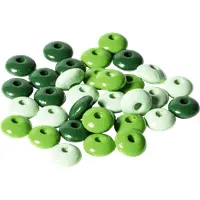 Knorr Prandell ovális 33 darabos zöld fa gyöngy csomag #2