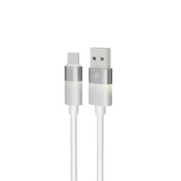 AVAX CB313 GLOWY 2m 18W USB-A - USB-C fehér gyorstöltő kábel #2