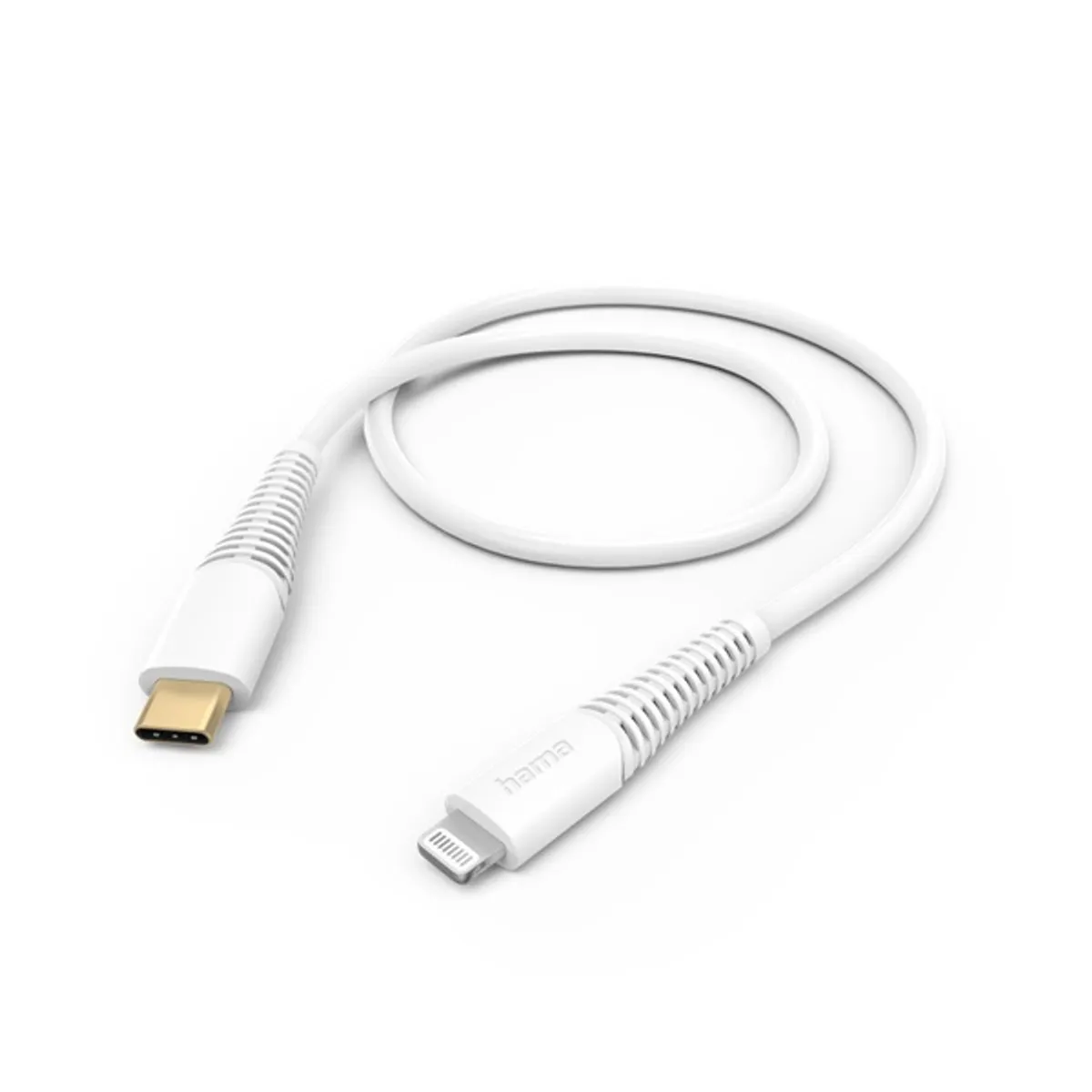 Hama 201603 FIC E3 Lightning - USB Type-C, 1,5m, fehér adatkábel #1