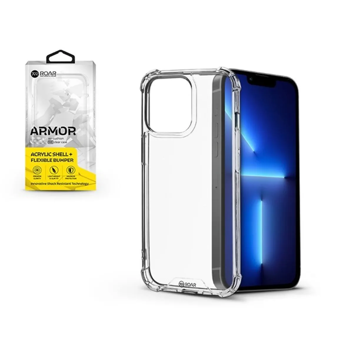 Roar KC0737 Armor Gel iPhone 13 Pro átlátszó ütésálló szilikon védőtok #1