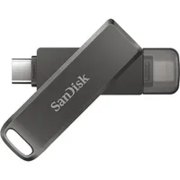 Sandisk 64GB USB C/Apple Lightning iXPAND LUXE Fekete (186552) Flash Drive #2
