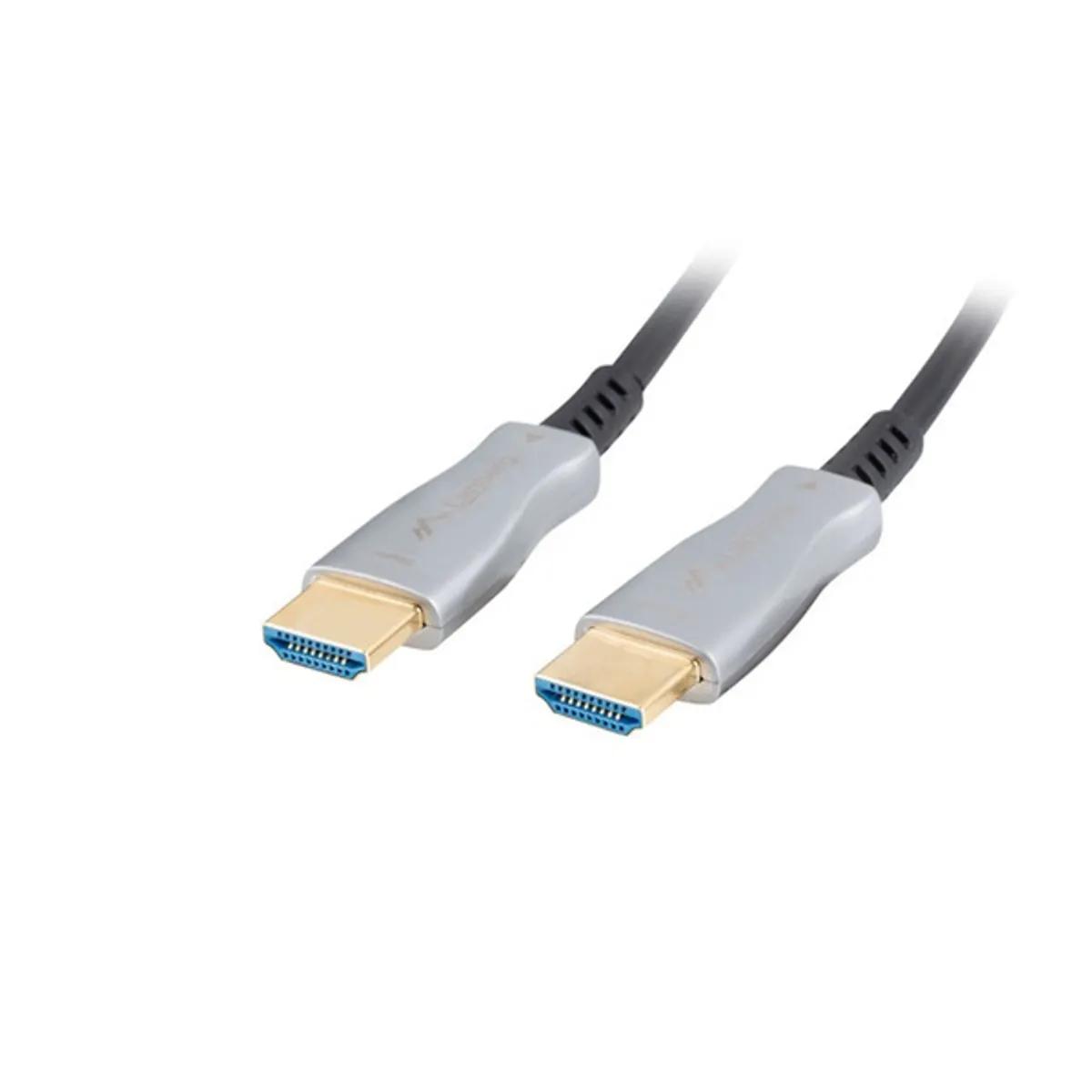 Lanberg 10m aktív optikai HDMI apa-apa fekete AOC kábel #1