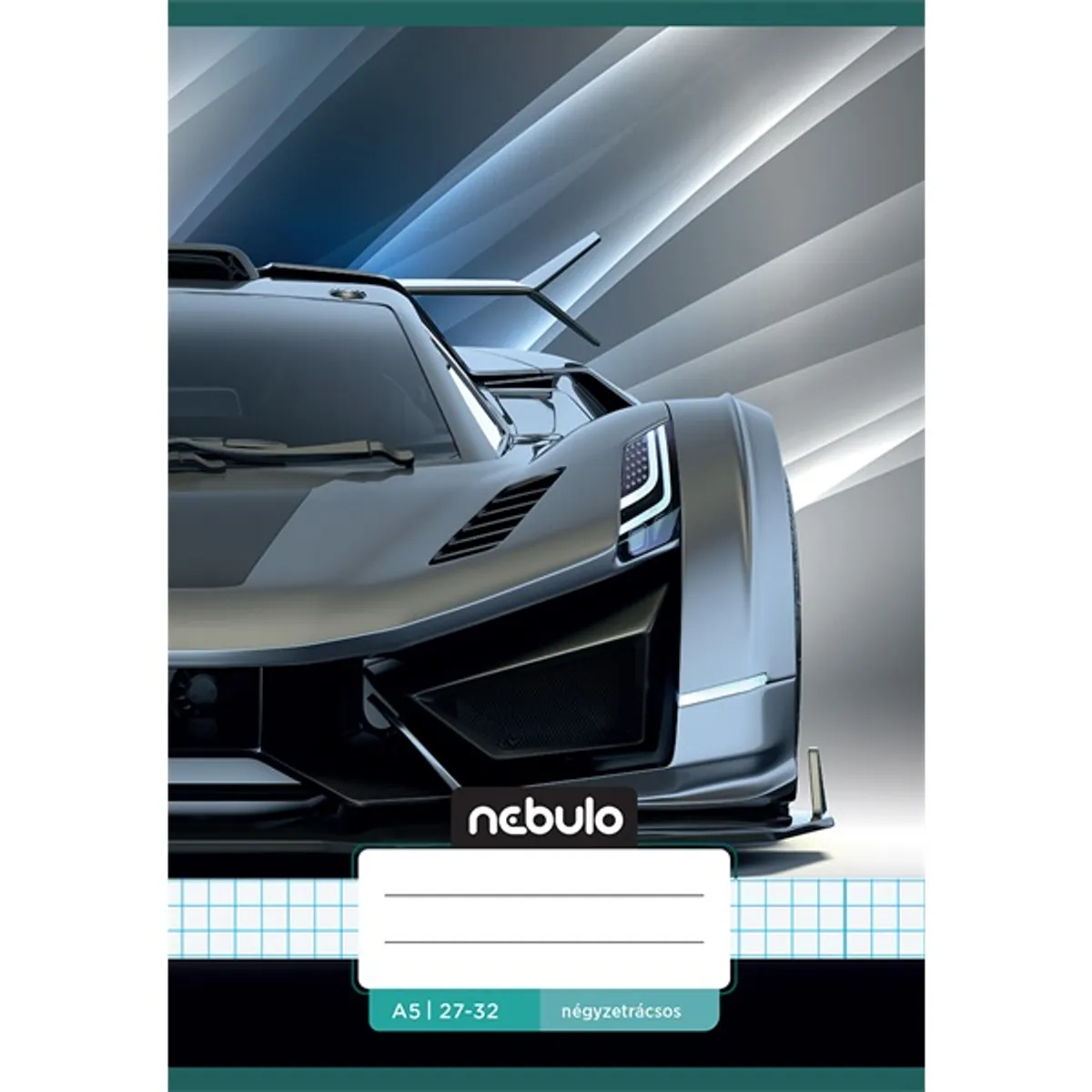 Nebulo Vagány minták II A5 27-32 tűzött kockás füzet #6