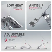 AXAGON HMC-STND ALU laptop állvány dokkoló állomással #4