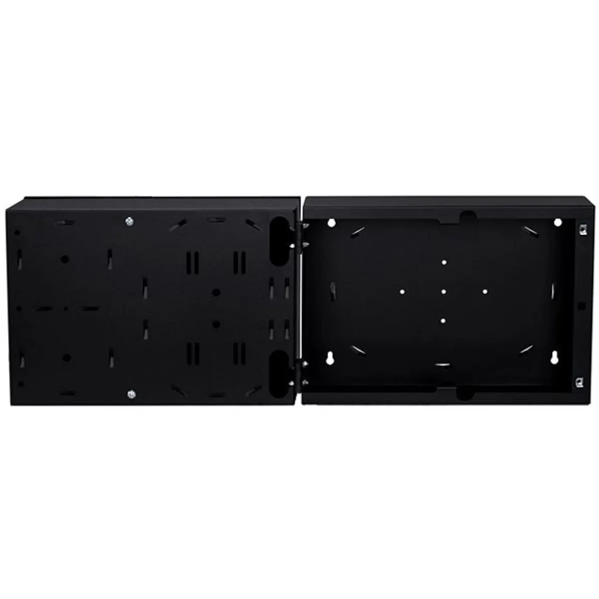 Stalflex PN2K-24D-3S-B fekete 2 kamrás falra szerelhető üres optikai elosztódoboz #8