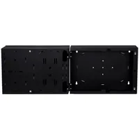 Stalflex PN2K-24D-3S-B fekete 2 kamrás falra szerelhető üres optikai elosztódoboz #8