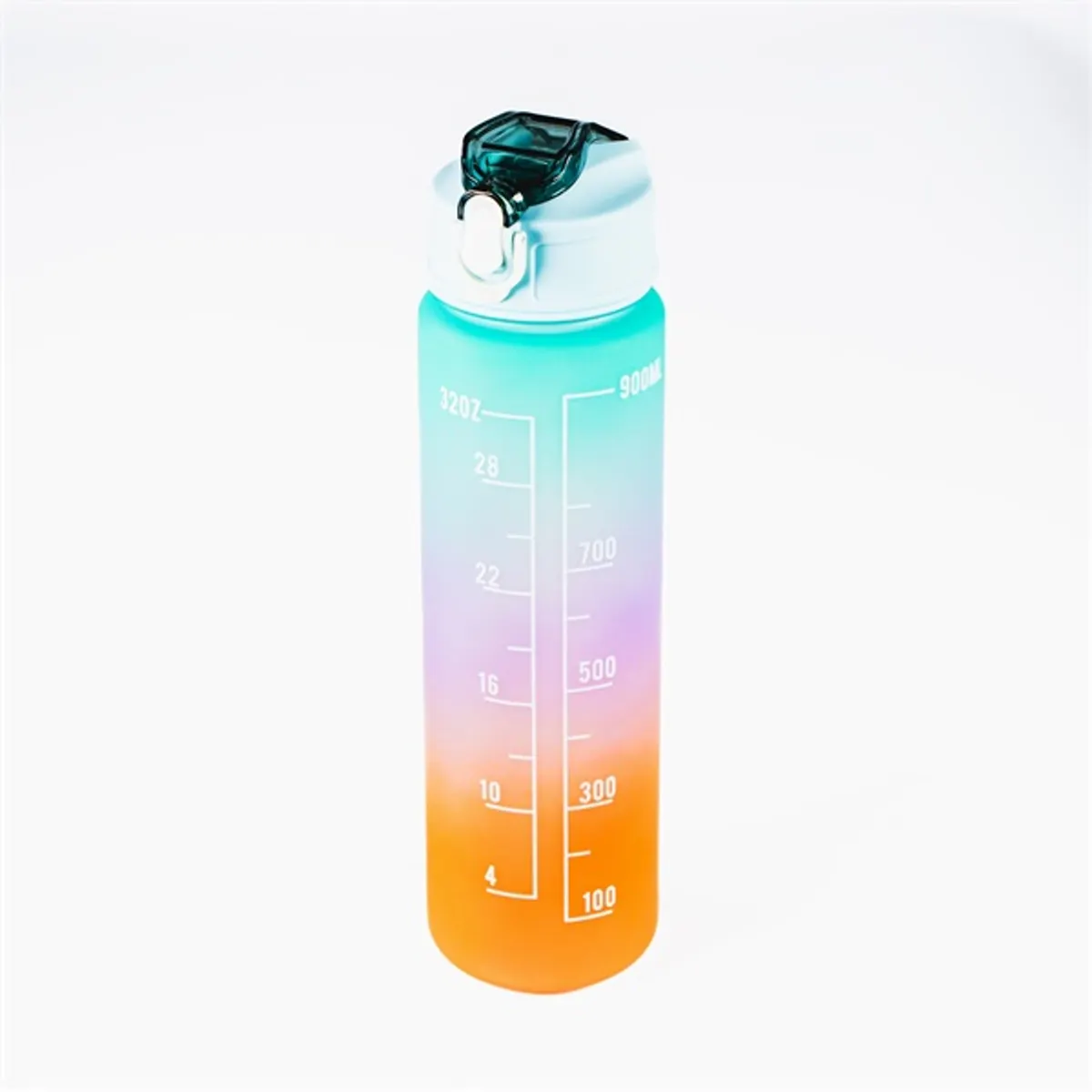 TOO KT-398 900ml-es színátmenetes motivációs kulacs idézetekkel és időskálával #2