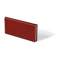Kalendart Traditional 2026 T030 bordó heti beosztású fekvő zsebnaptár #1