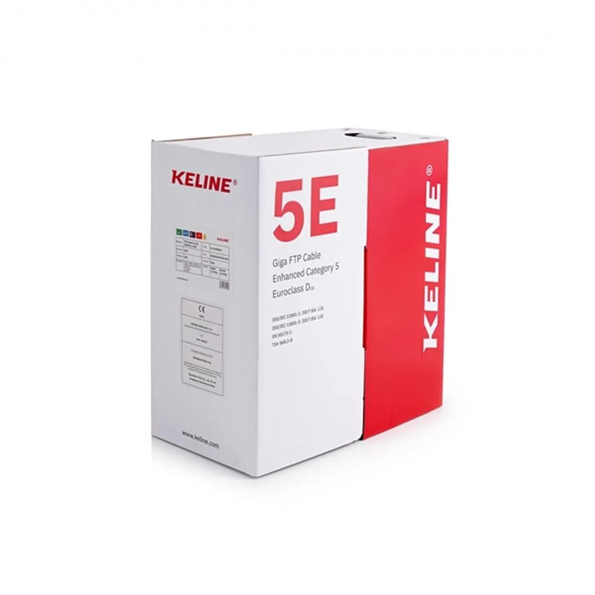 KE-Line Cat.5E (F/UTP) 305m LSOH árnyékolt fali kábel #4