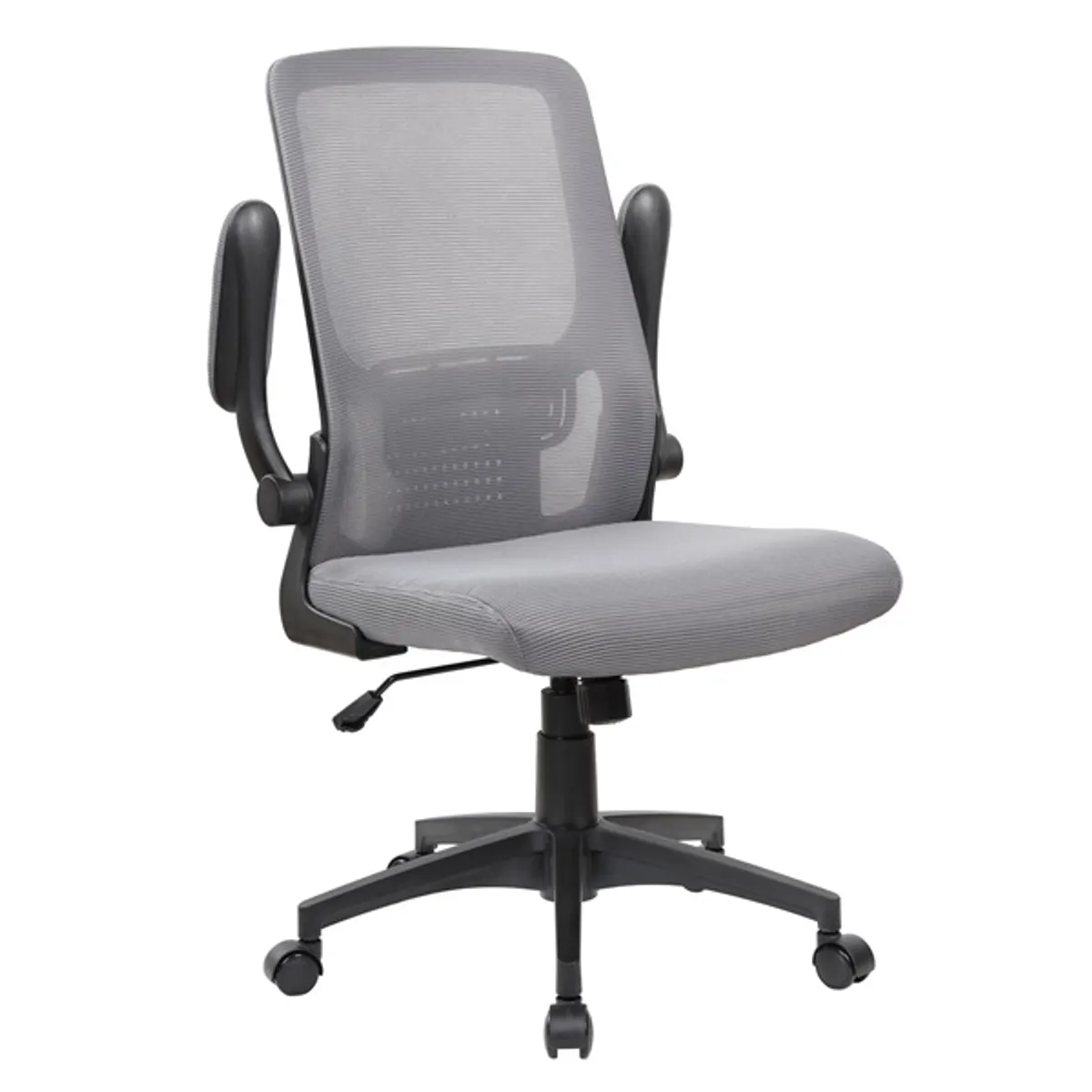 Antares Mulberry szürke-fekete hálós felhajtható karfás forgószék #2