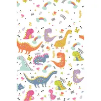 IRIS Daisy papír asztal terítő, Dínó mintával, 120x180 cm #2