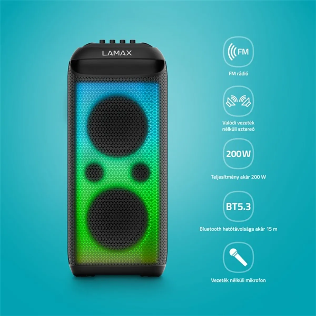 LAMAX PartyKing1 Max 200W Party hangfal #5