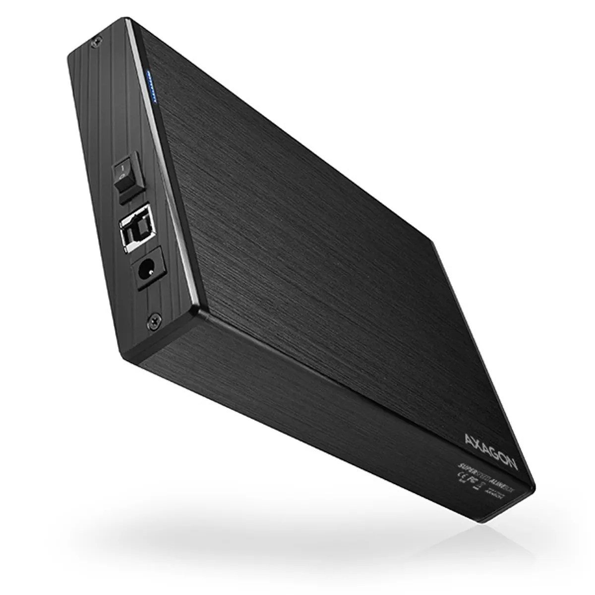 Axagon EE35-XA3 USB 3.0 fekete külső alumínium 3,5" HDD ház #1