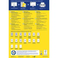Avery L4744REV-65 96x50,8 mm visszaszedhető univerzális 50+15 lap 650 db-os etikett #4
