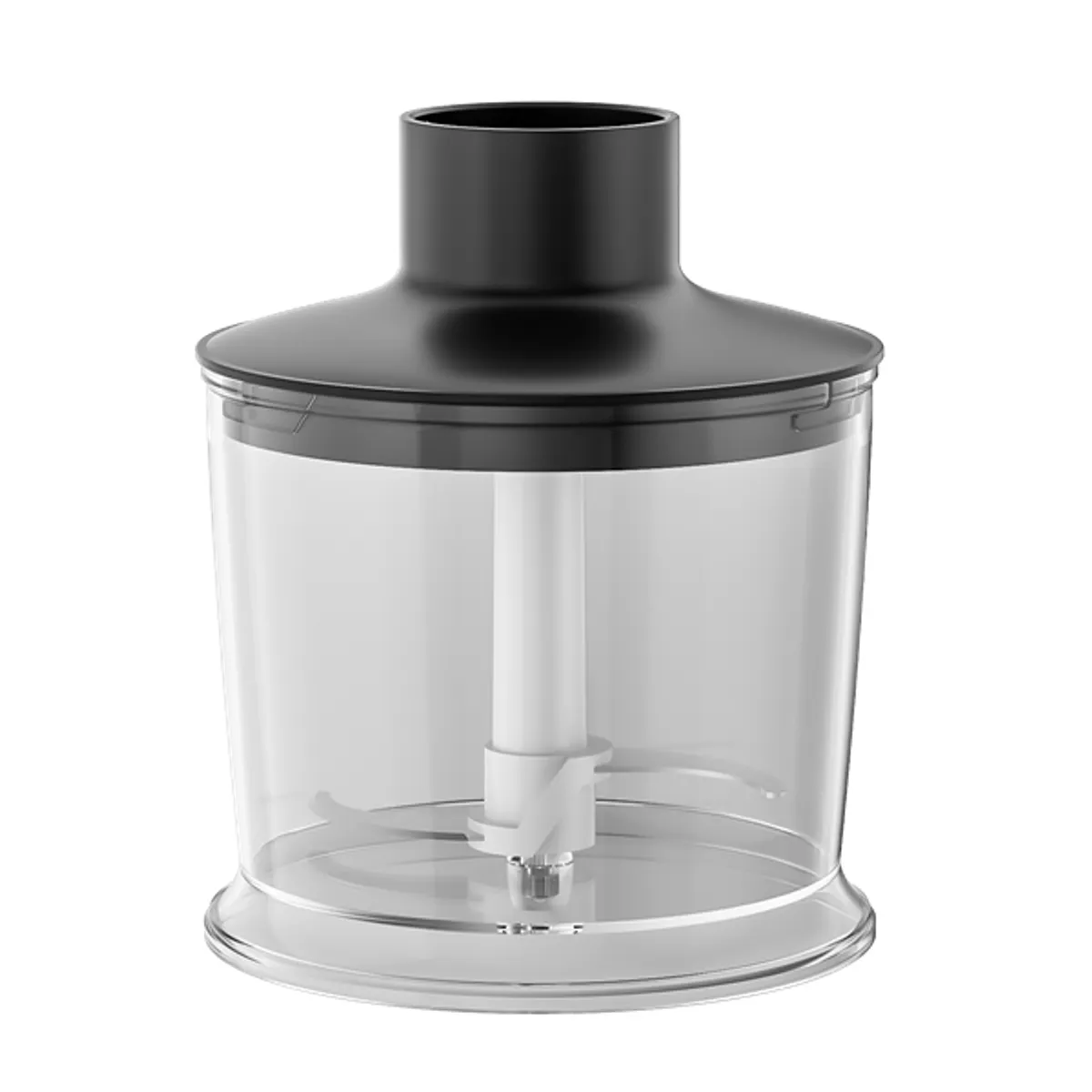 Hausberg HB-7701NG 500W fekete 3 az 1-ben botmixer szett, üvegkancsóval, aprítóval #2