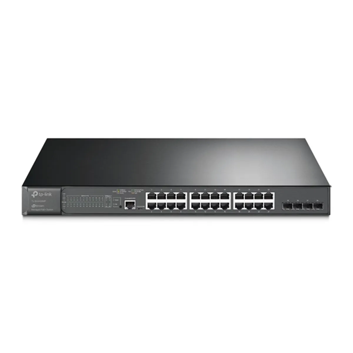 TP-Link TL-SG3428MP JetStream 24xGbE PoE+ LAN 4xGbE SFP port L2+ menedzselhető PoE switch #1